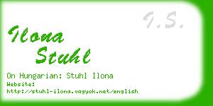 ilona stuhl business card